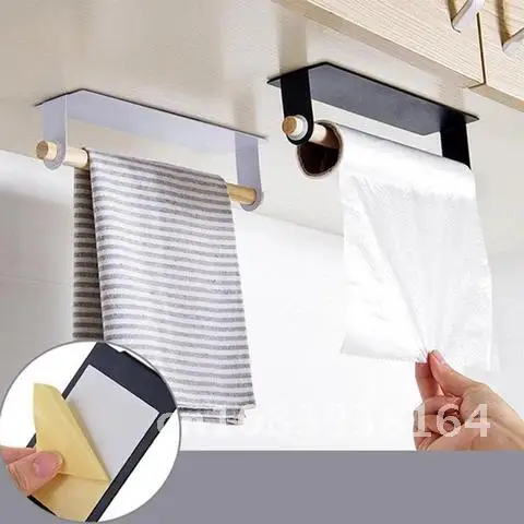 Self-adhesive Kitchen Roll Paper Holder Towel Storage Rack Tissue Hanger Cabinet Hanging Shelf Bathroom Toilet Paper Holder
Self-adhesive Kitchen Roll Paper Holder Towel Storage Rack Tissue Hanger Cabinet Hanging Shelf Bathroom Toilet Paper Holder
