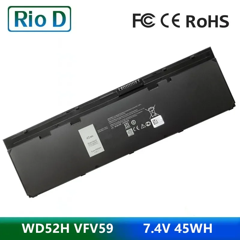 

WD52H VFV59 7,4 в 45 Втч Новый аккумулятор для ноутбука DELL Latitude E7240 E7250 W57CV 0W57CV GVD76 VFV59 Аккумулятор 7,4 в 45 Втч