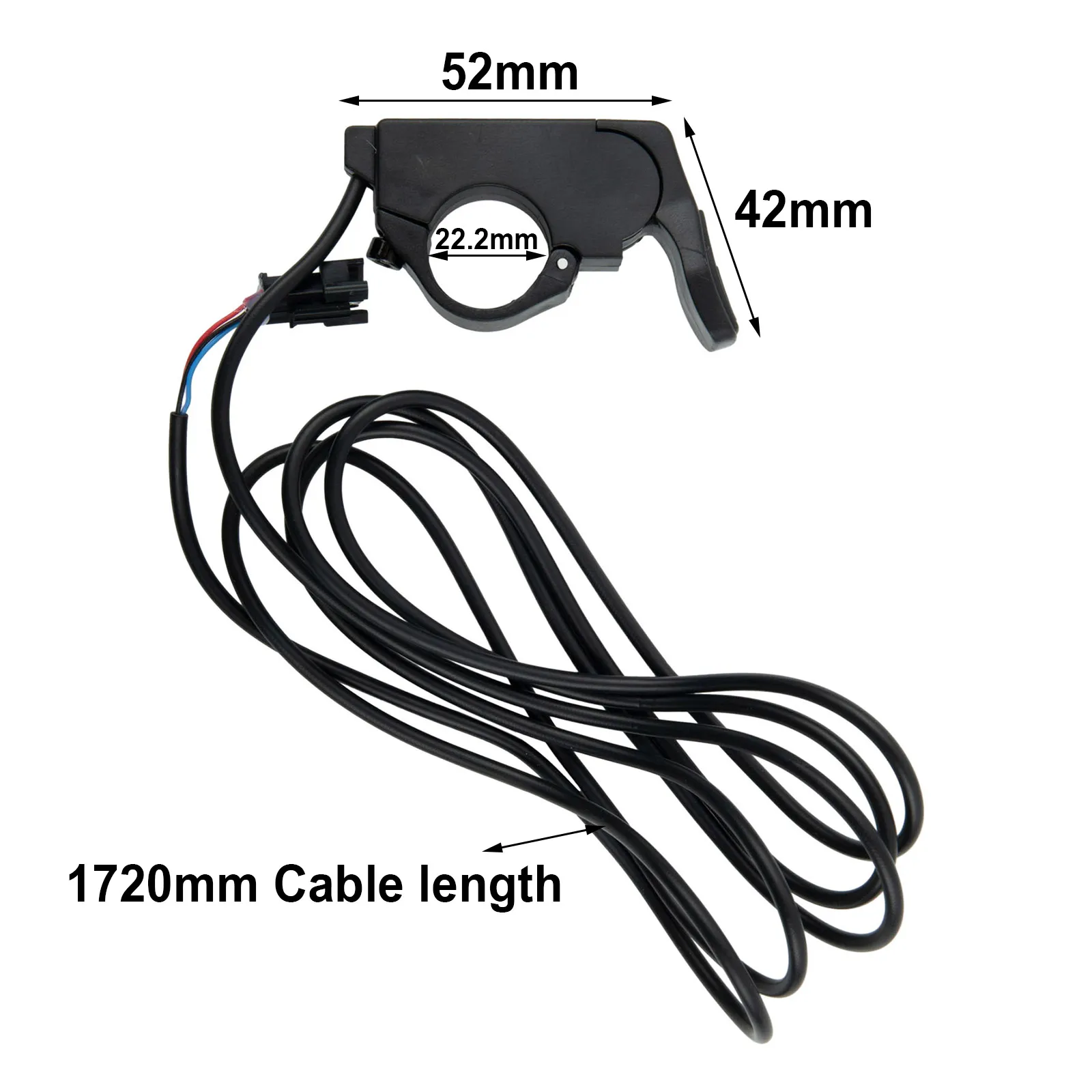 Parts Thumb Throttle Thumb Throttle Replace Handle Kit Replacement Universal 109R 12V-72V 16*11*2cm Cable Common
Parts Thumb Throttle Thumb Throttle Replace Handle Kit Replacement Universal 109R 12V-72V 16*11*2cm Cable Common