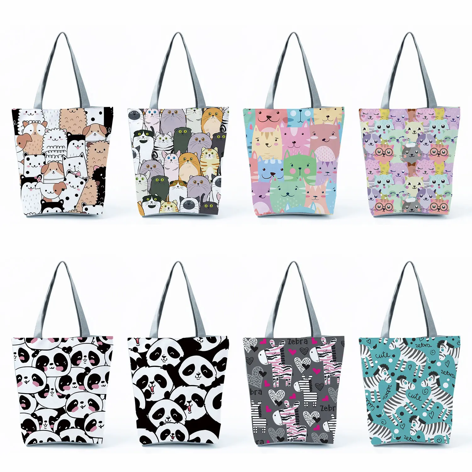 Trend 3D Women Foldable Tote Bag Cute Cartoon Animal Funny Casual Large Capacity Reusable Shopping Shoulder Bags Girl Handbags
Trend 3D Women Foldable Tote Bag Cute Cartoon Animal Funny Casual Large Capacity Reusable Shopping Shoulder Bags Girl Handbags