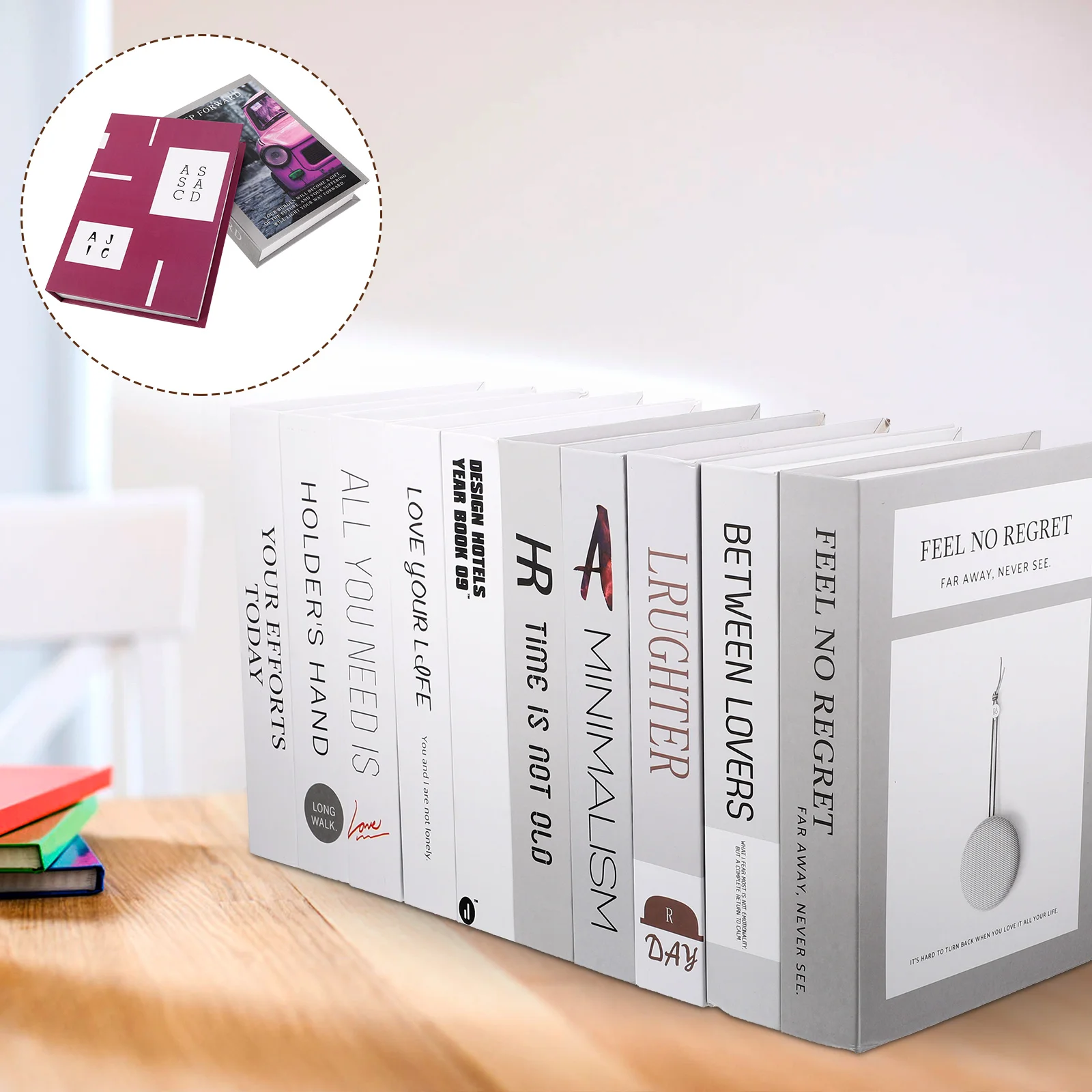 2 Pcs Faux Books Decorative Medern Simple Decoration Photography Props Office Standing Fake
2 Pcs Faux Books Decorative Medern Simple Decoration Photography Props Office Standing Fake