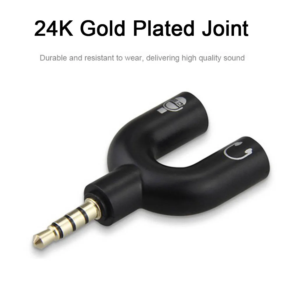 3.5mm Jack Mini Y/U Shape Male to 2 Female M/F Two-way Headphones Splitter Double Jack Audio Headset Connector Adapter
3.5mm Jack Mini Y/U Shape Male to 2 Female M/F Two-way Headphones Splitter Double Jack Audio Headset Connector Adapter