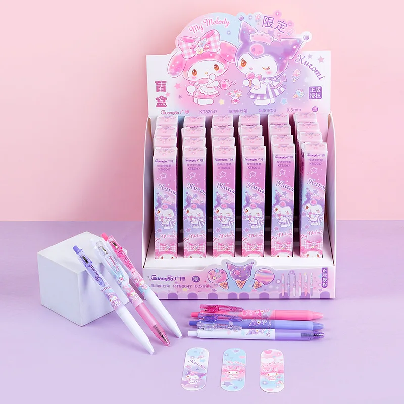 24 шт. Sanrioed Kawaii аниме мультфильм серия Kuromi My Melody Cute глухая коробка нейтральная ручка
24 шт. Sanrioed Kawaii аниме мультфильм серия Kuromi My Melody Cute глухая коробка нейтральная ручка