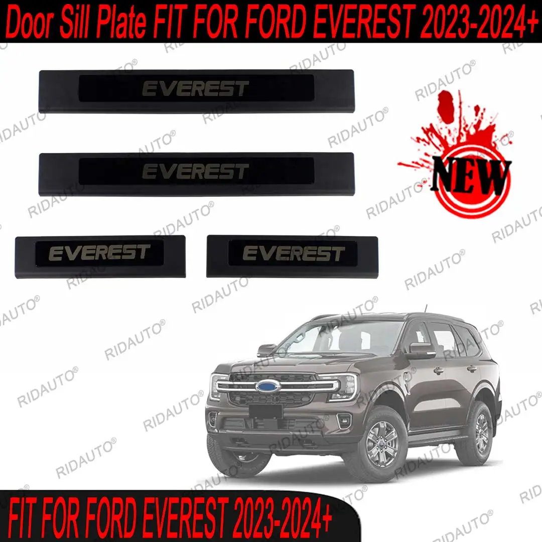 

Полоса порогового порога автомобиля для следующего поколения FORD EVEREST 2023 2024 Накладка на порог защитная накладка наклейка на педаль аксессуары