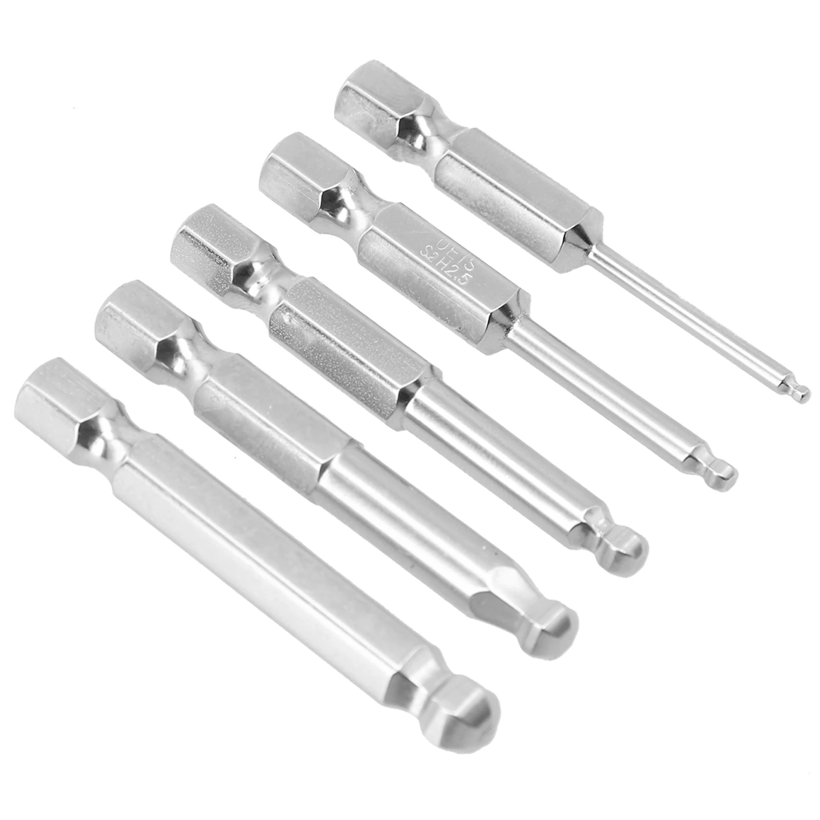 1pc Ball End Hex Screwdriver Bit 1/4 Inch Shank 50mm Metric Hex Bit Long Magnetic Driver Bit Home Improvement Hand Tools
1pc Ball End Hex Screwdriver Bit 1/4 Inch Shank 50mm Metric Hex Bit Long Magnetic Driver Bit Home Improvement Hand Tools