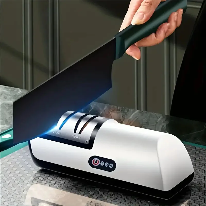 Electric Knife Sharpener Automatic Sharpener Knives Multifunctional Professional 4 Gears Sharpener Stone Kitchen Accessories
Electric Knife Sharpener Automatic Sharpener Knives Multifunctional Professional 4 Gears Sharpener Stone Kitchen Accessories