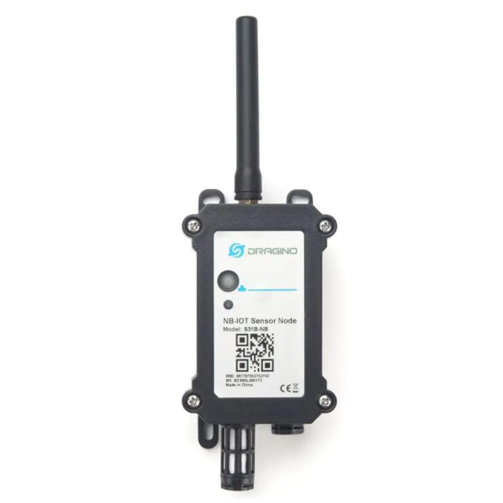 

Dragino S31B-NB-GE NB-IoT Outdoor Temperature and Humidity Sensor SHT31 fully calibrated, linearized, temperature compensated