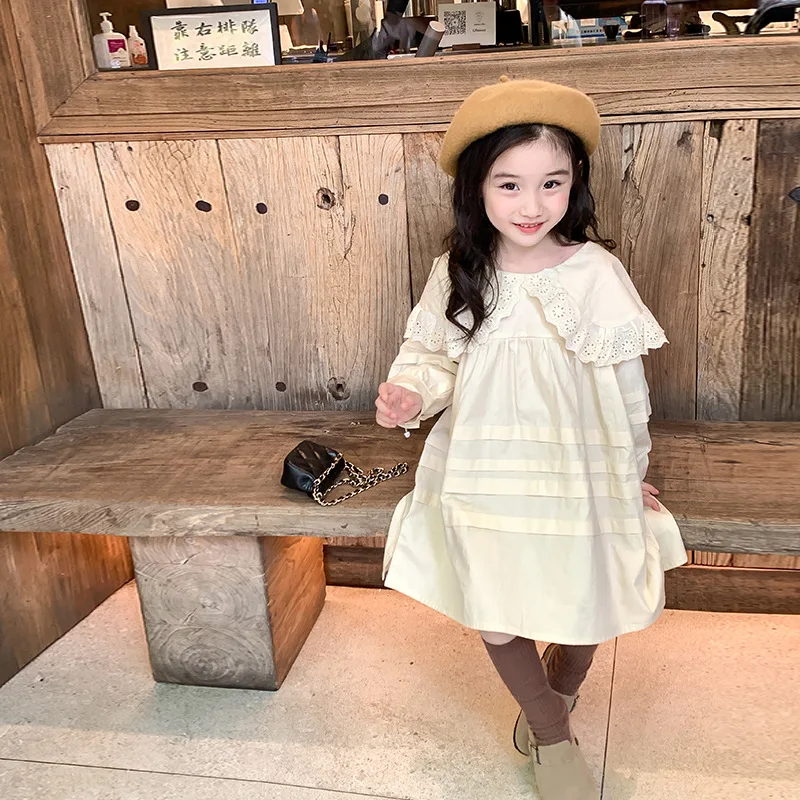 Girls' Dress 2023 Autumn New Children's Clothing Doll Collar Princess Dress Medium and Large Children's Long Sleeve Dress
Girls' Dress 2023 Autumn New Children's Clothing Doll Collar Princess Dress Medium and Large Children's Long Sleeve Dress