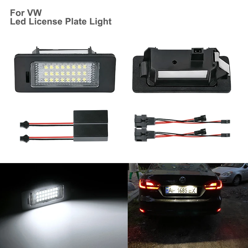 2Pcs Led license plate light for Audi A1/S1 2010~ A4 B8 8K 2007~ A5 2007~A6 C7/S6 C7 2010~ A7/S7 2010~Q5 2008~RS5 Fecelift 2012~
2Pcs Led license plate light for Audi A1/S1 2010~ A4 B8 8K 2007~ A5 2007~A6 C7/S6 C7 2010~ A7/S7 2010~Q5 2008~RS5 Fecelift 2012~