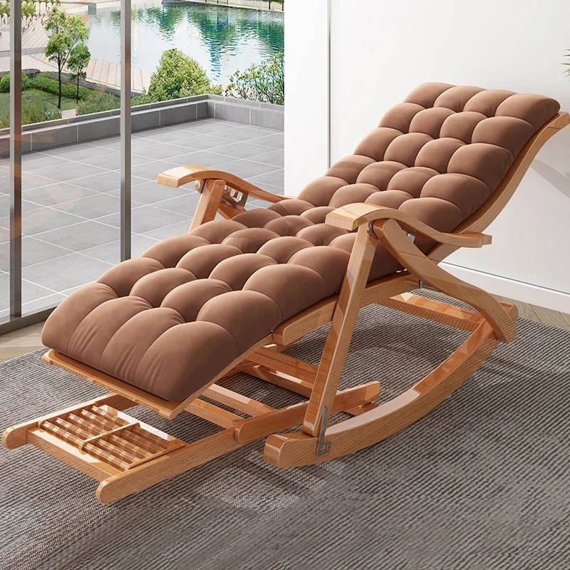 Minimalism Recliner Designer Leisure Bamboo Comfy Rocking Chair Adult Balcony Relax Armrest Folding Bed Living Room Furniture =
Minimalism Recliner Designer Leisure Bamboo Comfy Rocking Chair Adult Balcony Relax Armrest Folding Bed Living Room Furniture =