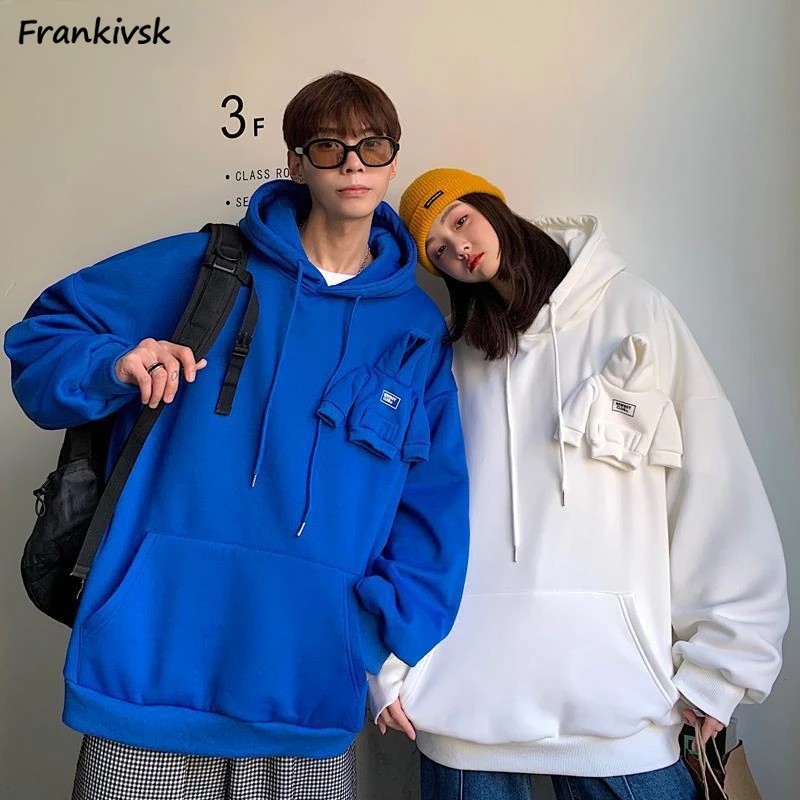 Solid Hoodies Women Spliced 3d Decoration Couple Baggy Japanese Style Fashion Leisure Lace-up Advanced Front Pocket High Street
Solid Hoodies Women Spliced 3d Decoration Couple Baggy Japanese Style Fashion Leisure Lace-up Advanced Front Pocket High Street