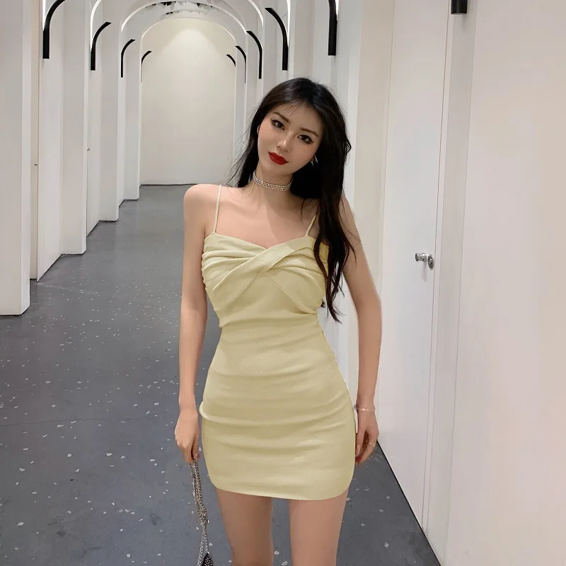 Fashion New Spring Summer Lady Low Cut Backless Sling Dress Sexy Girl Slim Mini Hip Skirt Night Club Clothes Woman Party Gift
Fashion New Spring Summer Lady Low Cut Backless Sling Dress Sexy Girl Slim Mini Hip Skirt Night Club Clothes Woman Party Gift