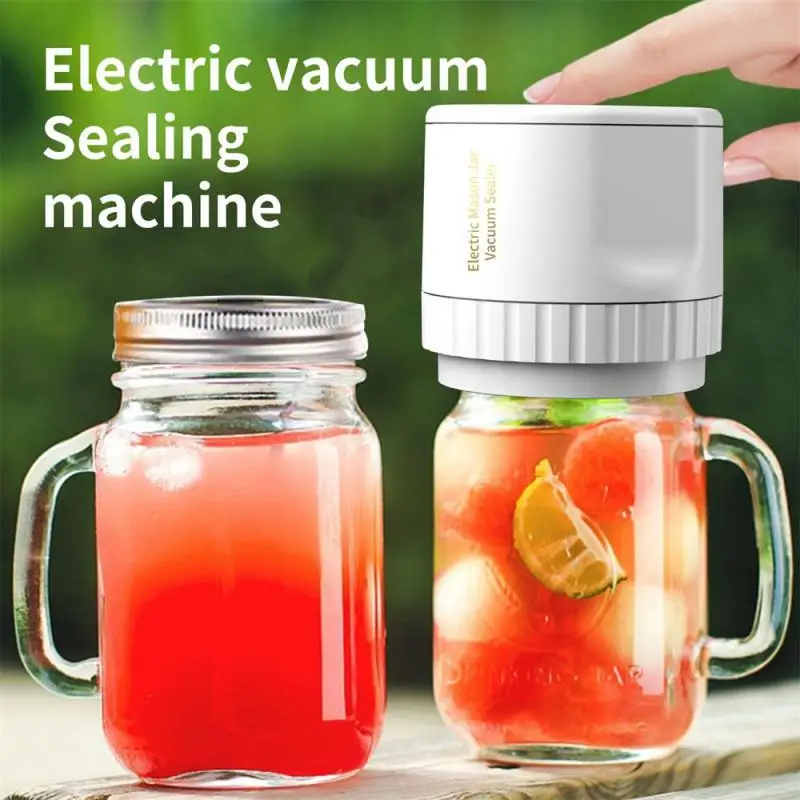 Electric Mason Jar Vacuum Sealer Kit Cordless Automatic Jar Sealer Set for Food Storage and Fermentation with Mason Jar Lids
Electric Mason Jar Vacuum Sealer Kit Cordless Automatic Jar Sealer Set for Food Storage and Fermentation with Mason Jar Lids