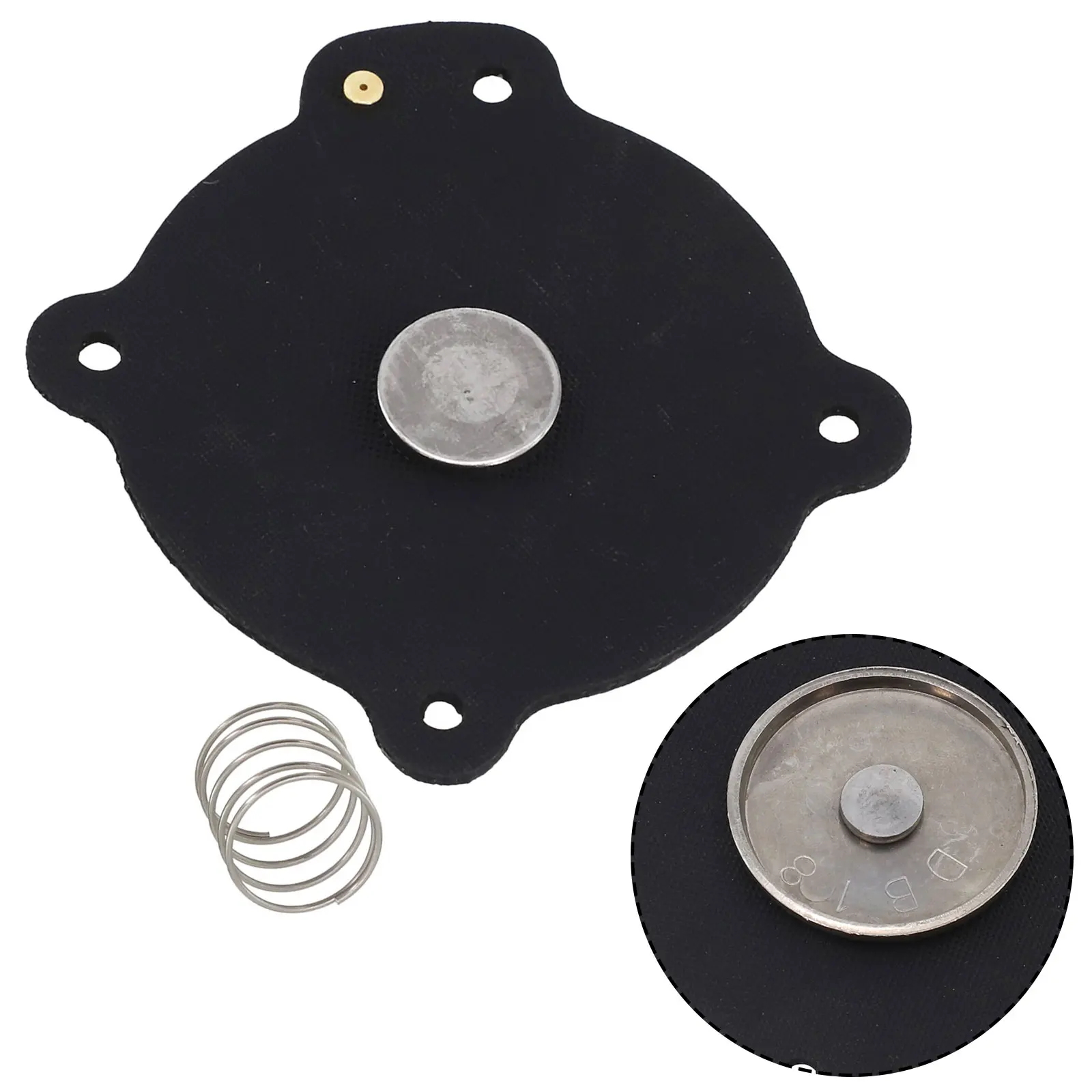 

Brand New Diaphragm Repair Kit Pneumatic Accessories Black For Mecair VNP208/VEM208 Mecair Pulse Valve Diaphragm