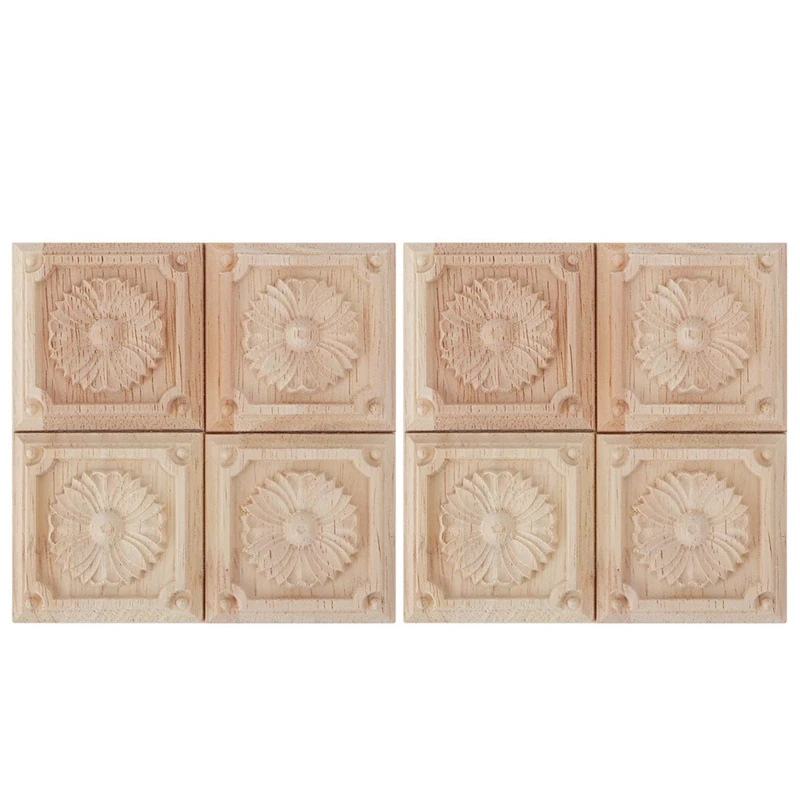 HOT SALE 8Pcs Carving Checkered Applique Unpainted Decal For Furniture Decoration Carving Decals Decorative Wooden Craft 6X6cm
HOT SALE 8Pcs Carving Checkered Applique Unpainted Decal For Furniture Decoration Carving Decals Decorative Wooden Craft 6X6cm