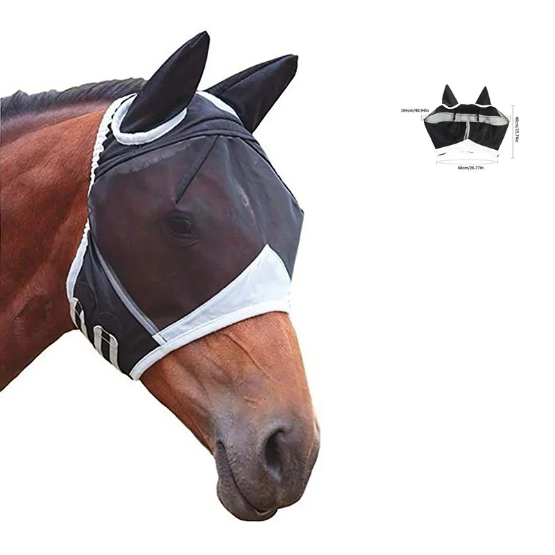 1Pc Adjustable Breathable and Stretchy Nylon Horse Fly Mask Effectively Prevent Mosquitoes And Harassment
1Pc Adjustable Breathable and Stretchy Nylon Horse Fly Mask Effectively Prevent Mosquitoes And Harassment