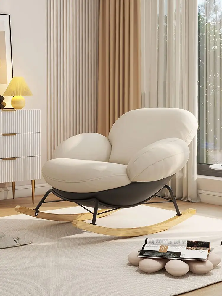 Four-leaf Clover Rocking Chair Lazy Recliner Adult Light Luxury Living Room Home Balcony Bedroom Single Leisure Sofa Chair
Four-leaf Clover Rocking Chair Lazy Recliner Adult Light Luxury Living Room Home Balcony Bedroom Single Leisure Sofa Chair