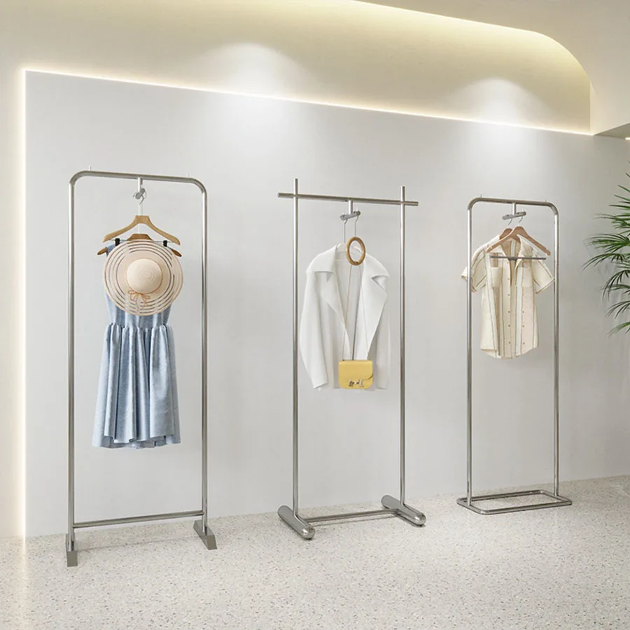 Tall Cloth Racks Floor Standing Moving Portable Holder Hotel Boutique Shop Clothes Hanger European Cabeceros Room Furniture
Tall Cloth Racks Floor Standing Moving Portable Holder Hotel Boutique Shop Clothes Hanger European Cabeceros Room Furniture