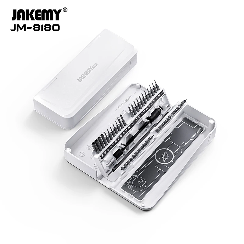 JAKEMY 47 in 1 Screwdriver Set Precision Magnetic Torx Phillips CR-V Bits Screwdriver Kit for PC Camera Phone Repair Hand Tools
JAKEMY 47 in 1 Screwdriver Set Precision Magnetic Torx Phillips CR-V Bits Screwdriver Kit for PC Camera Phone Repair Hand Tools