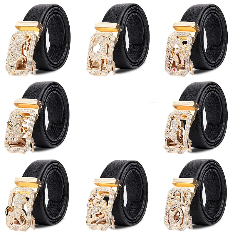 Light Luxury Animals of The Chinese Zodiac Cow Leather Automatic Buckle Belt for Man Casual Fashion Belts Holiday Gifts
Light Luxury Animals of The Chinese Zodiac Cow Leather Automatic Buckle Belt for Man Casual Fashion Belts Holiday Gifts