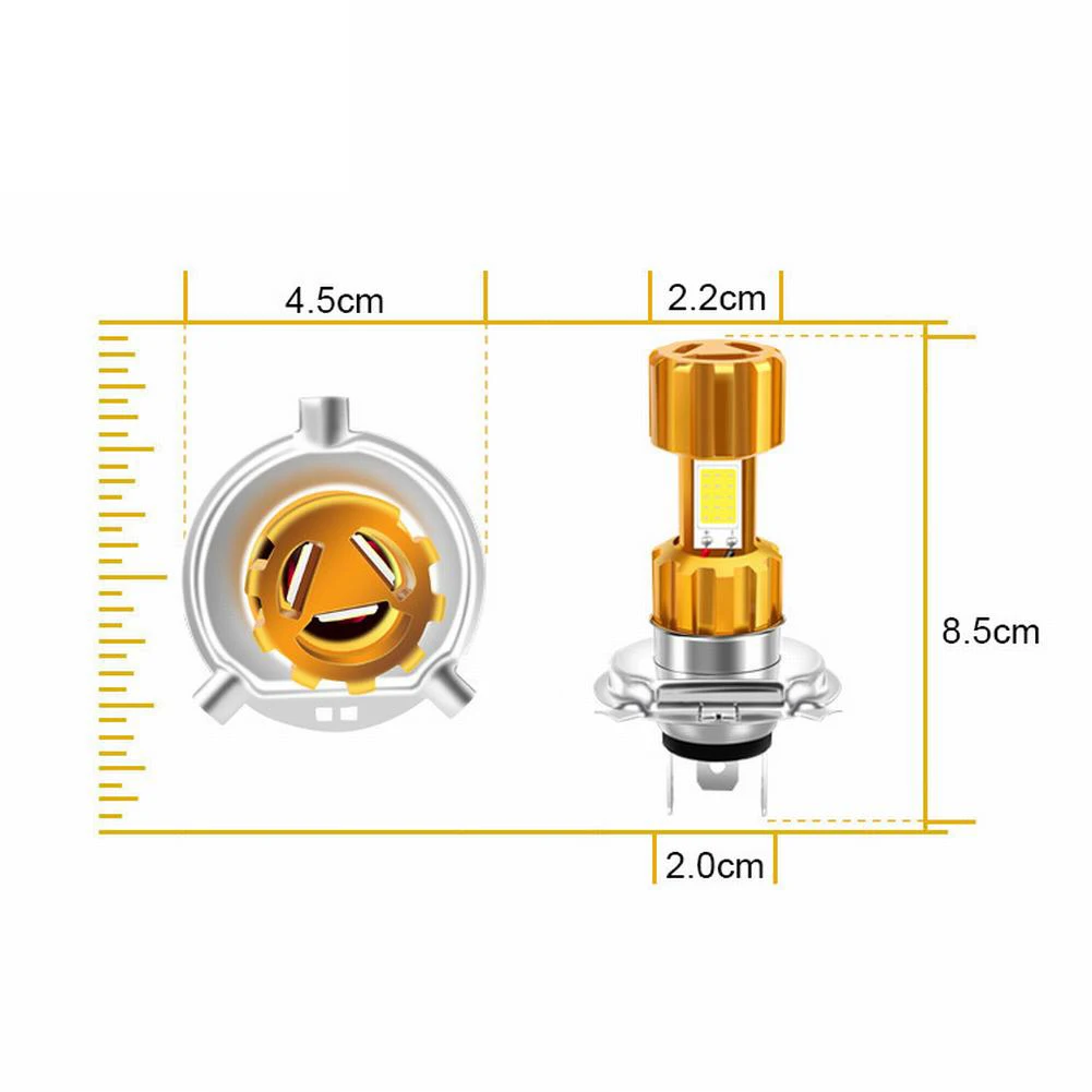 Lighting Tools White Headlight LED Headlights H4 Motorcycle Light At Night Light 6500K Bright Bulb For Motorcycle H4 Front
Lighting Tools White Headlight LED Headlights H4 Motorcycle Light At Night Light 6500K Bright Bulb For Motorcycle H4 Front