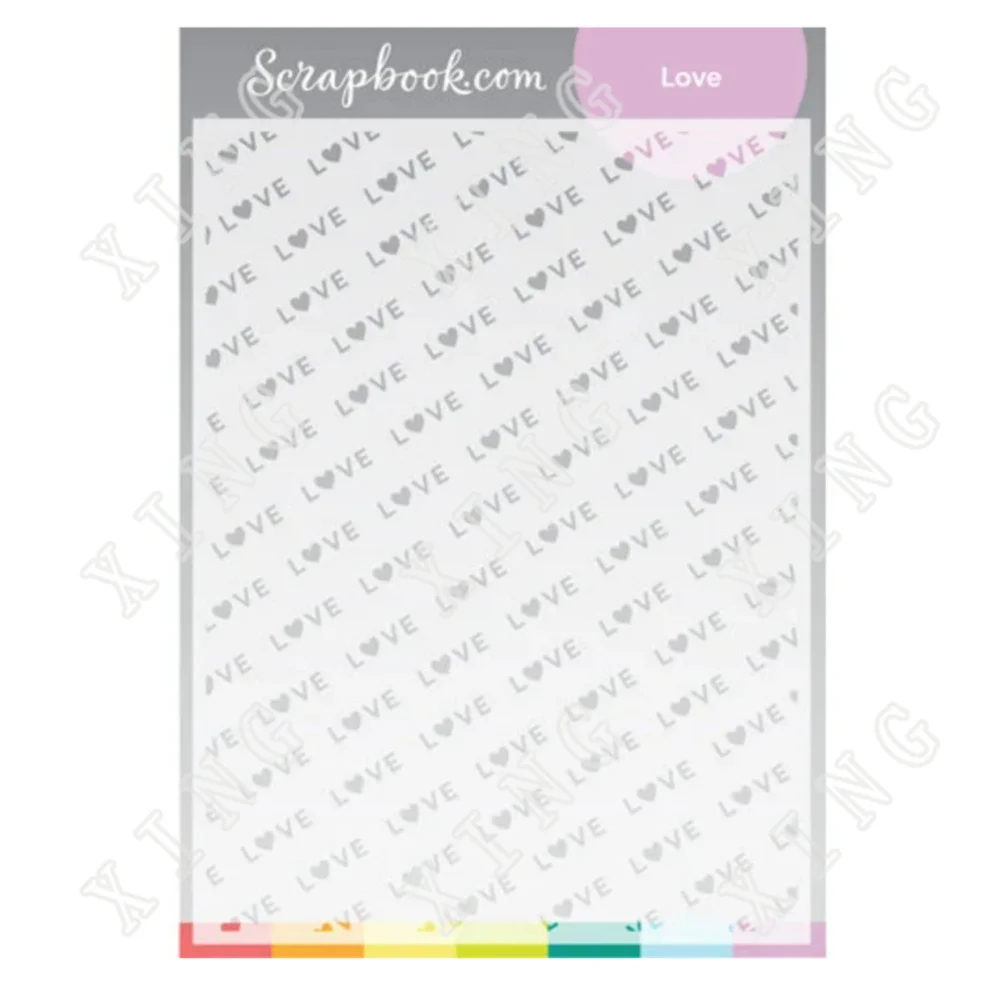 Love 6x8 New Layered Stencils 2022 Valentine's Day Reusable Mold Handmade Diy Embossing Scrapbooking Stamp Paper Card Decoration
Love 6x8 New Layered Stencils 2022 Valentine's Day Reusable Mold Handmade Diy Embossing Scrapbooking Stamp Paper Card Decoration