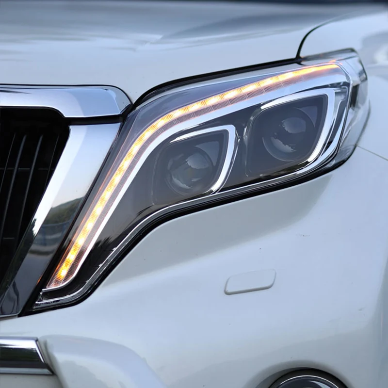 For Toyota Prado LED Headlight Assembly 2014-2017 Laser Front Lamp Prado Dynamic Turn Signal Projector Lens For Benz Style
For Toyota Prado LED Headlight Assembly 2014-2017 Laser Front Lamp Prado Dynamic Turn Signal Projector Lens For Benz Style