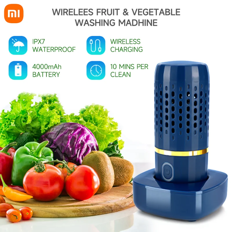 Xiaomi Portable Fruit Vegetable Washing Machine USB Rechargable Cleaning Rice Meat Food Purifier Remove Reside Purifier Residues
Xiaomi Portable Fruit Vegetable Washing Machine USB Rechargable Cleaning Rice Meat Food Purifier Remove Reside Purifier Residues