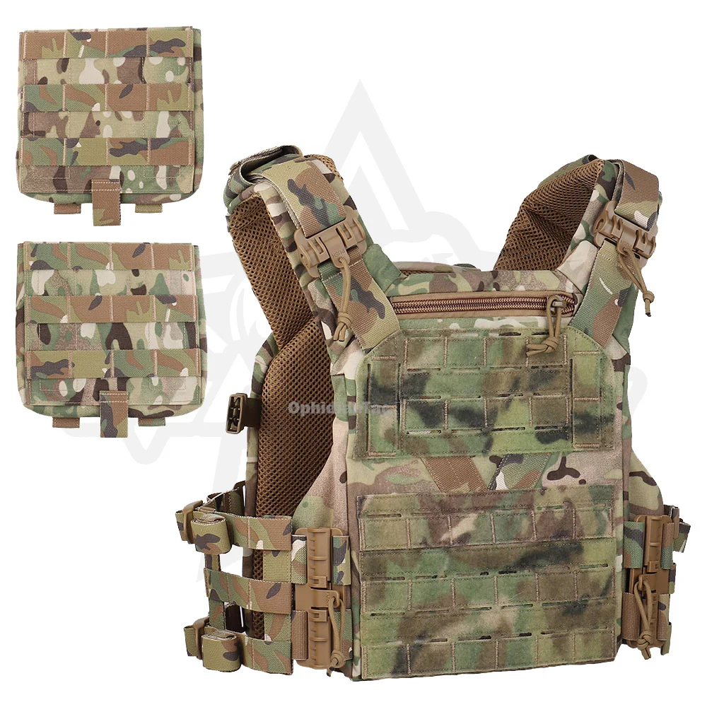 OphidianTac Tactical Vest K19 Plate Carrier Combat MOLLE Quick Release System Fast Adjust Cummerbund Military Airsoft Hunting
OphidianTac Tactical Vest K19 Plate Carrier Combat MOLLE Quick Release System Fast Adjust Cummerbund Military Airsoft Hunting