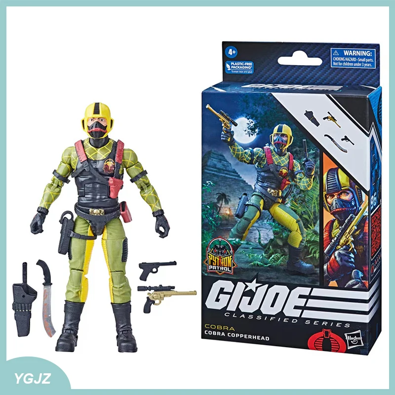 Original Gi Joe Cobra Copperhead Action Figure G.i. Joe Classified Series Python Patrol Anime Figures Figurine Statue Model Doll
Original Gi Joe Cobra Copperhead Action Figure G.i. Joe Classified Series Python Patrol Anime Figures Figurine Statue Model Doll