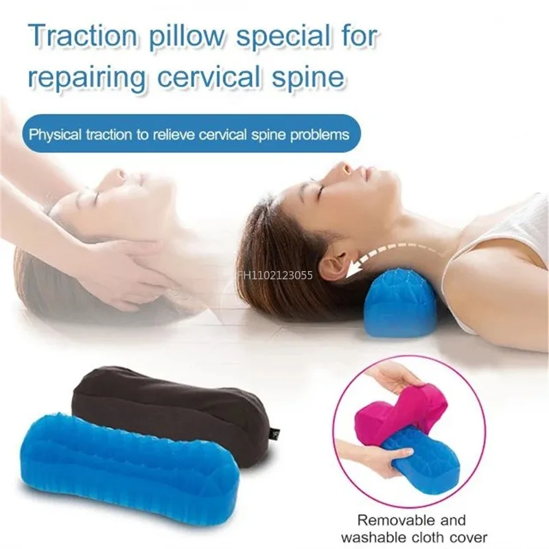 

Дышащая подушка для шейного отдела позвоночника, защитное оборудование для шеи, эластичная гелевая Подушка, многофункциональные ортопедические подушки, подушка