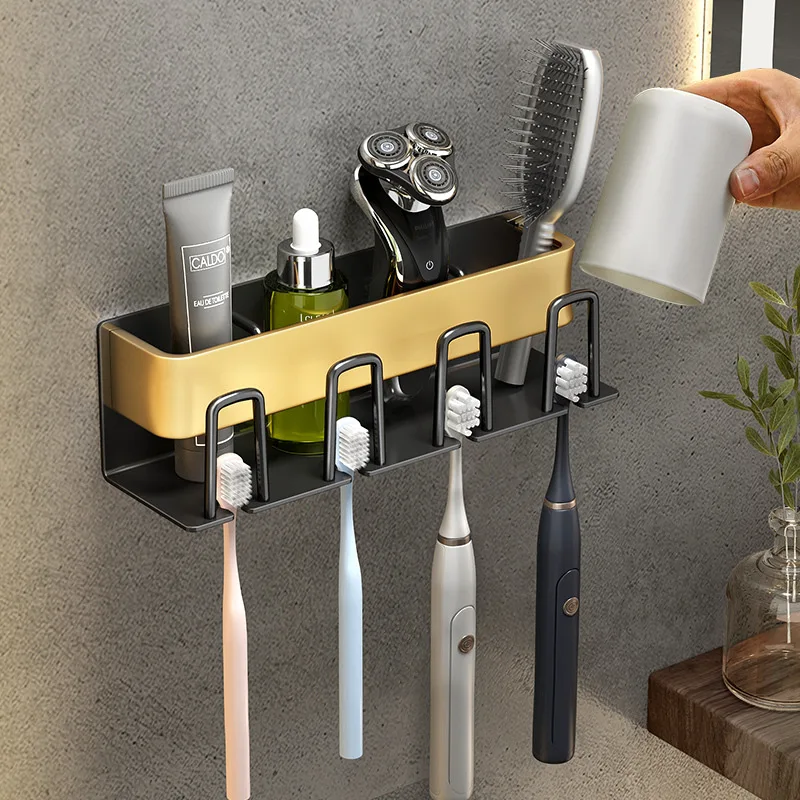 Punch-free Aluminum U-shaped Buckle Toothbrush Rack Bathroom Suction Wall-mounted Mouthwash Cup Holder ElectricToothbrush Holder
Punch-free Aluminum U-shaped Buckle Toothbrush Rack Bathroom Suction Wall-mounted Mouthwash Cup Holder ElectricToothbrush Holder