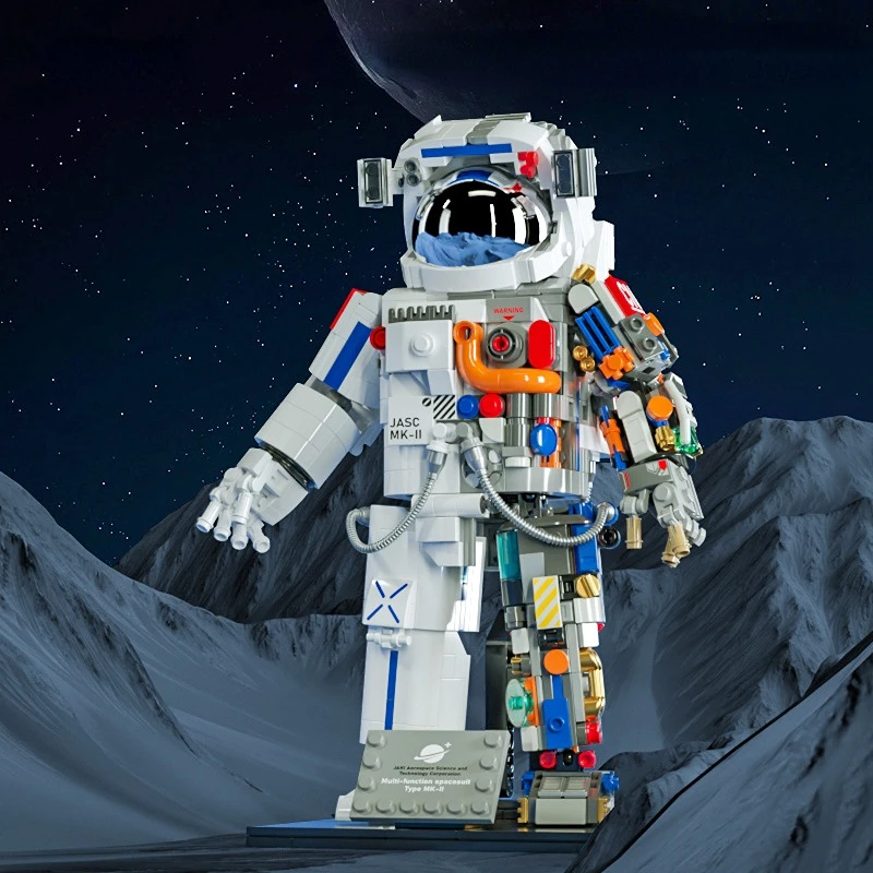 MOC Creative Universe Exploration Series Building Block Astronaut Model Building Block Children's Toy Decoration Assembly Puzzle
MOC Creative Universe Exploration Series Building Block Astronaut Model Building Block Children's Toy Decoration Assembly Puzzle