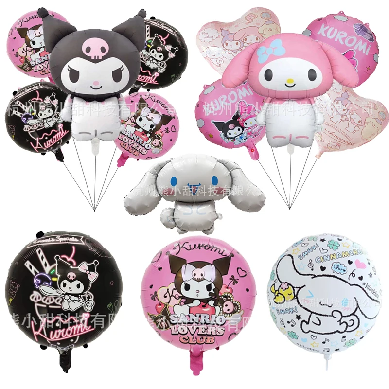 Sanrio Kawaii Cinnamoroll Kuromi PompomPurin Theme Birthday Decorations Kids Party Supplies Student Birthday Party Balloon
Sanrio Kawaii Cinnamoroll Kuromi PompomPurin Theme Birthday Decorations Kids Party Supplies Student Birthday Party Balloon