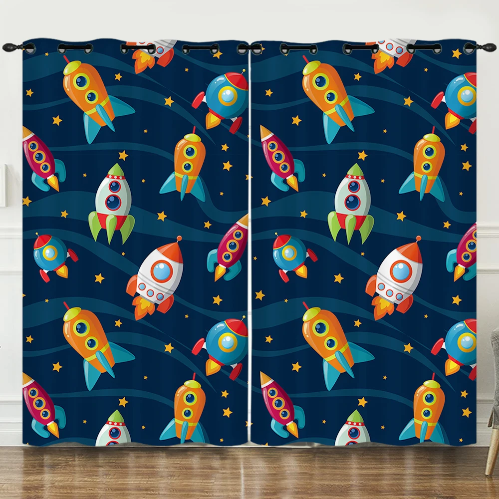 Astronaut Curtain for Bedroom Outer Space Galaxy Curtain for Kids Boys Teens Cool Cosmonaut Spaceman Thermal Curtain Cortinas 
Astronaut Curtain for Bedroom Outer Space Galaxy Curtain for Kids Boys Teens Cool Cosmonaut Spaceman Thermal Curtain Cortinas