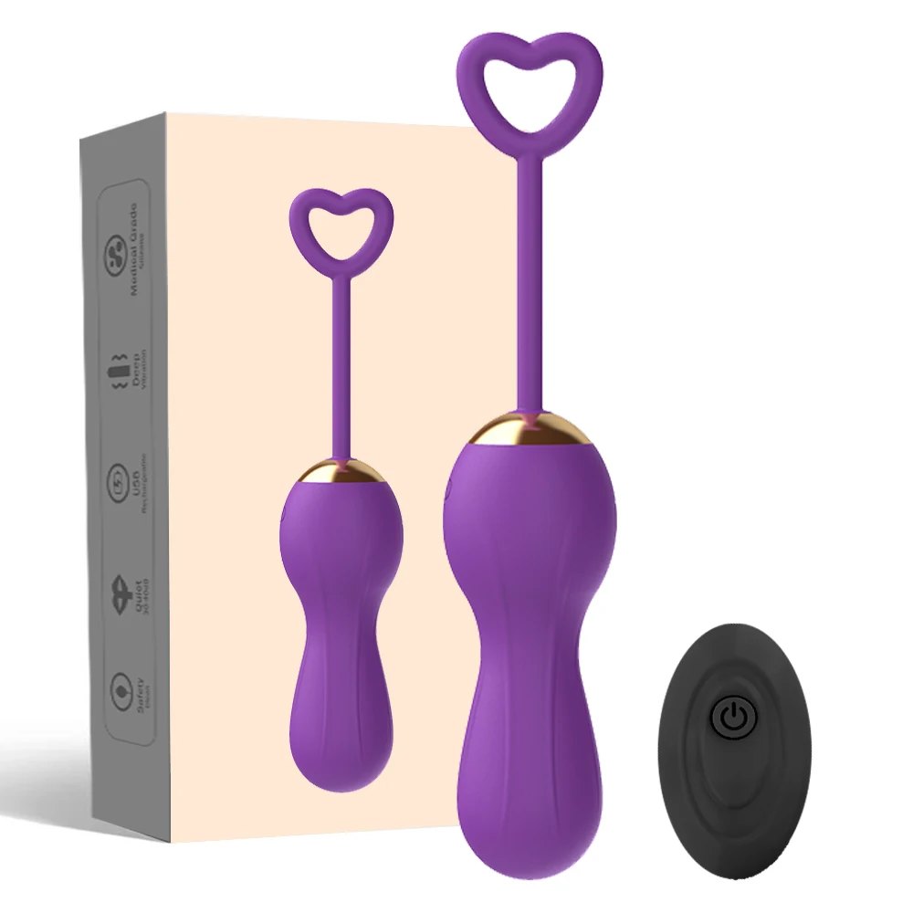 

Vibrating Eggs for Women Vaginal Tight Exercise Ben Wa Balls,Vibrator Kegel Balls Remote Control Geisha Ball Sex Toys for Women