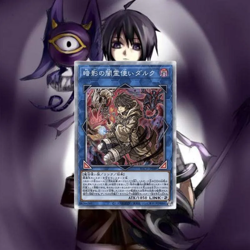 1Pcs/set Yu Gi Oh Dharc The Dark Charmer Anime Game Characters Classic Series Self Made Collection Card Diy Entertainment Toys
1Pcs/set Yu Gi Oh Dharc The Dark Charmer Anime Game Characters Classic Series Self Made Collection Card Diy Entertainment Toys