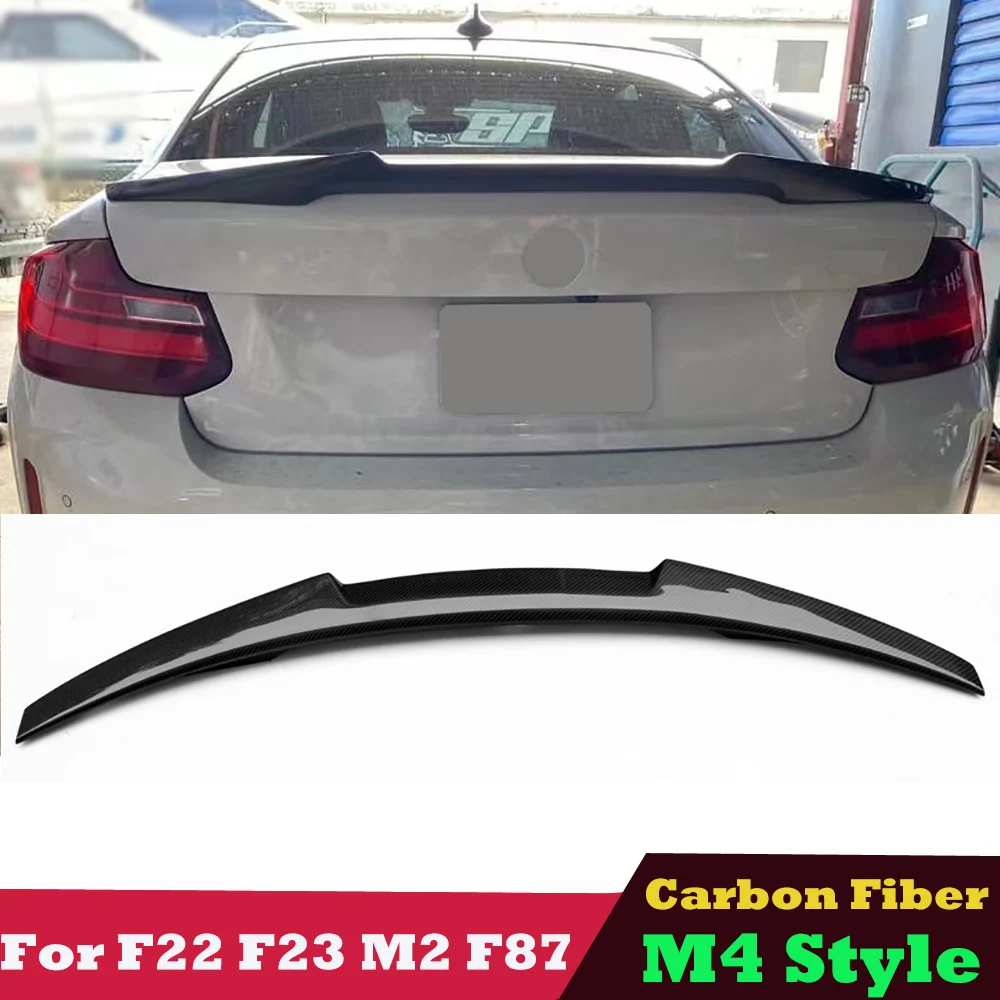 High Kick M4 Style Carbon Fiber Rear Boot Ducktail Wing Spoiler for BMW 2 Series F22 F23 M2 F87 220i 218i 2014-2020
High Kick M4 Style Carbon Fiber Rear Boot Ducktail Wing Spoiler for BMW 2 Series F22 F23 M2 F87 220i 218i 2014-2020