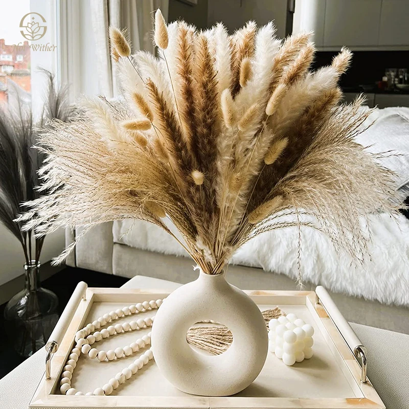 70PCS Natural Pampas Dried Flowers Wedding Decor Rabbit Tail Grass Boho Home Decoration Bouquet Party Supplies Photography Props
70PCS Natural Pampas Dried Flowers Wedding Decor Rabbit Tail Grass Boho Home Decoration Bouquet Party Supplies Photography Props
