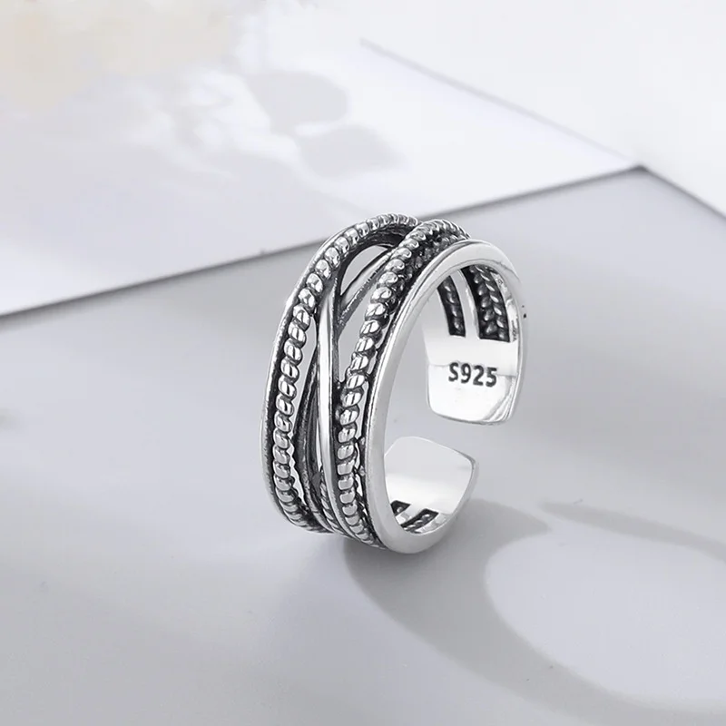2024 Premium Deluxe S925 Sterling Silver Vintage Wrap Opening Adjustable for personalized ring jewelry gifts
2024 Premium Deluxe S925 Sterling Silver Vintage Wrap Opening Adjustable for personalized ring jewelry gifts