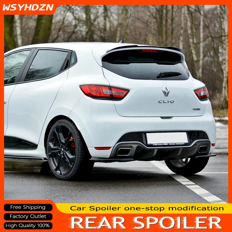 For Renault Clio Hatchback Spoiler 2006 - 2023 ABS Plastic Carbon Fiber Look Roof Rear Wing Body Kit Accessories 94.5cm
For Renault Clio Hatchback Spoiler 2006 - 2023 ABS Plastic Carbon Fiber Look Roof Rear Wing Body Kit Accessories 94.5cm
