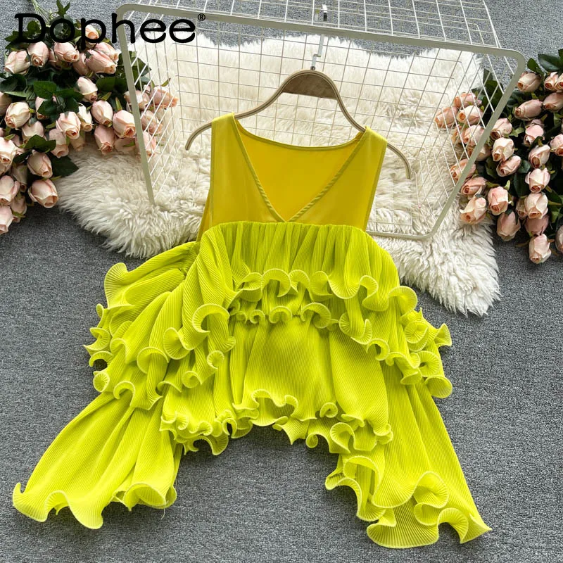 European Heavy Pleated 3D Ruffled Shirt Women Fashion All-Match Slim Chiffon Blouse 2022 Spring Summer New Pink Blusa Top Female
European Heavy Pleated 3D Ruffled Shirt Women Fashion All-Match Slim Chiffon Blouse 2022 Spring Summer New Pink Blusa Top Female
