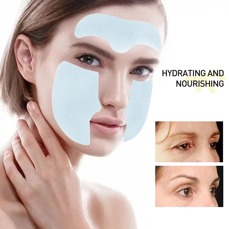 

Collagen Film Paper Soluble Facial Mask Face Skin Cheek Sticker Forehead Patch Smile Lines Patches Anti-aging Wrinkles Remover