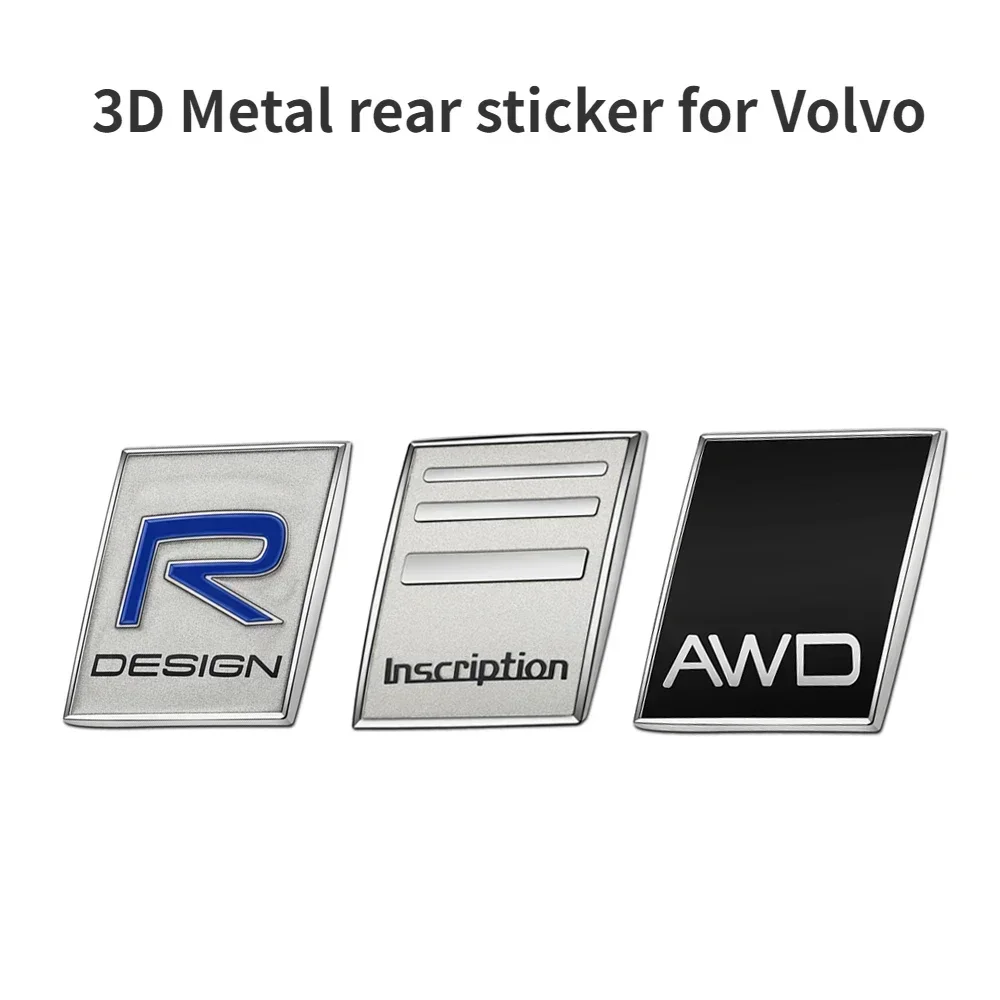 Automotive ABS metal 3D sticker R design AWD moose test logo badge decal is suitable for Volvo 3D sticker V40V6090XC60XC90XC303D
Automotive ABS metal 3D sticker R design AWD moose test logo badge decal is suitable for Volvo 3D sticker V40V6090XC60XC90XC303D