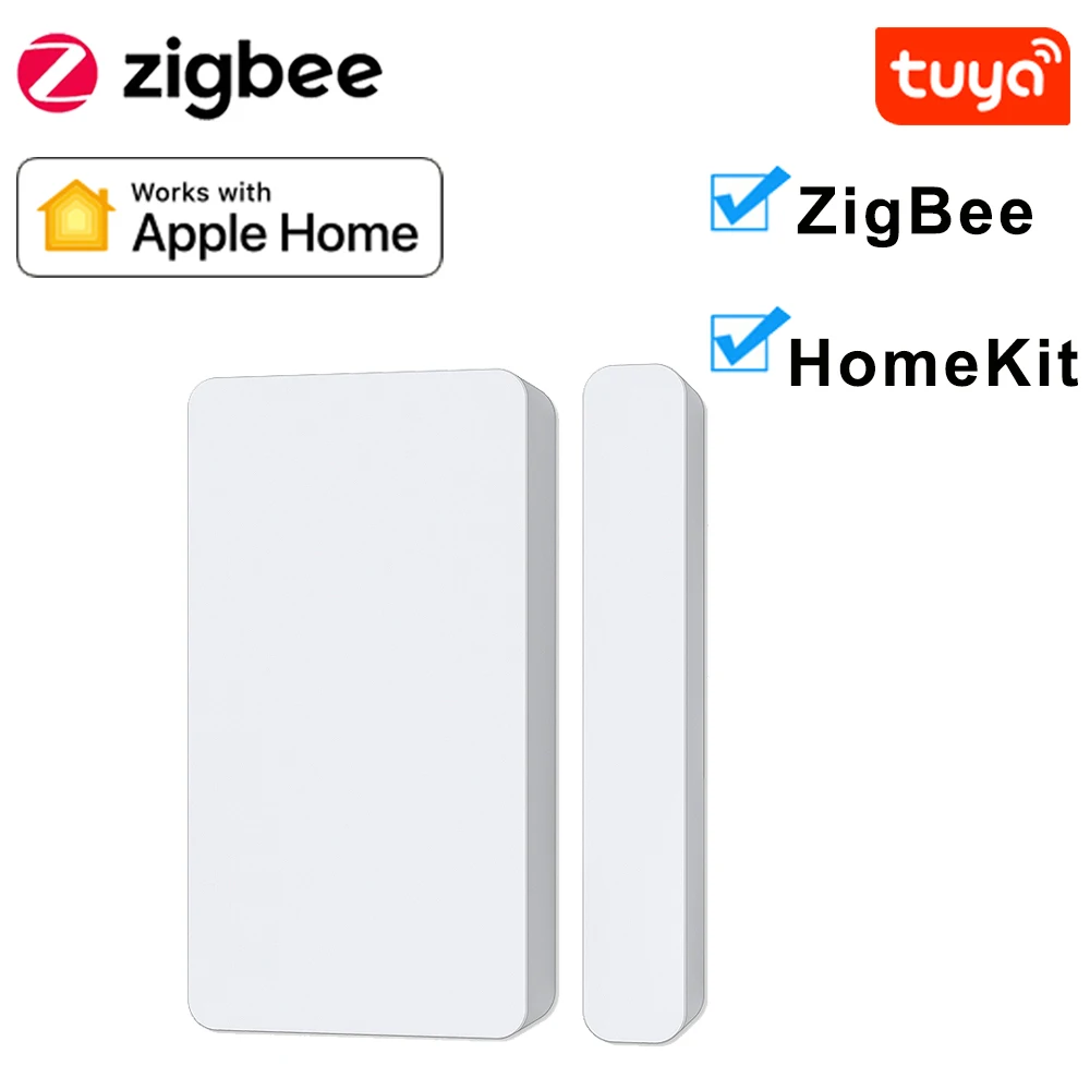 Датчик Контакта двери и окна Tuya Smart ZigBee, Беспроводной сенсор для обнаружения открывания и закрытия дверей, работает с приложением HomeKit
Датчик Контакта двери и окна Tuya Smart ZigBee, Беспроводной сенсор для обнаружения открывания и закрытия дверей, работает с приложением HomeKit