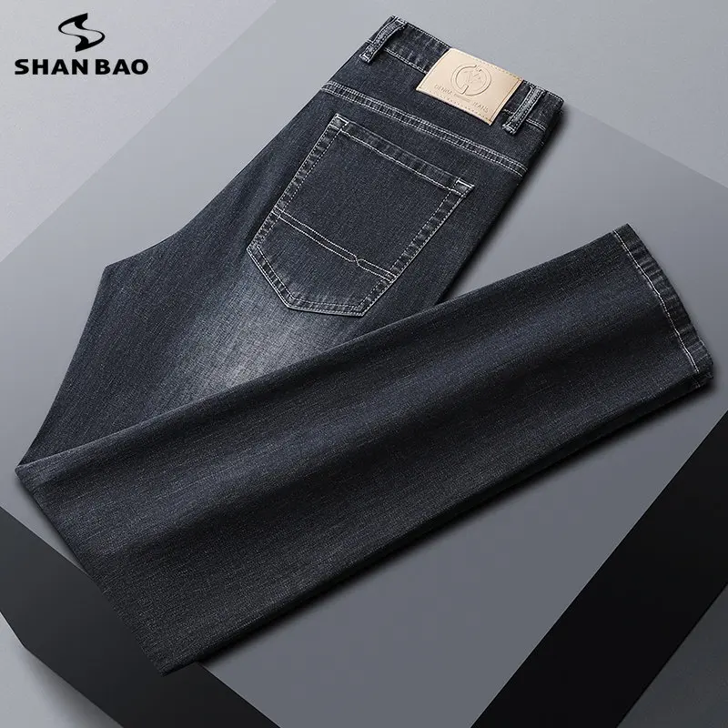 SHAN BAO Brand 2023 Spring Men Top Brand New Men's Jeans Casual Elastic Comfort Straight Denim Pants Male High Quality Trousers
SHAN BAO Brand 2023 Spring Men Top Brand New Men's Jeans Casual Elastic Comfort Straight Denim Pants Male High Quality Trousers