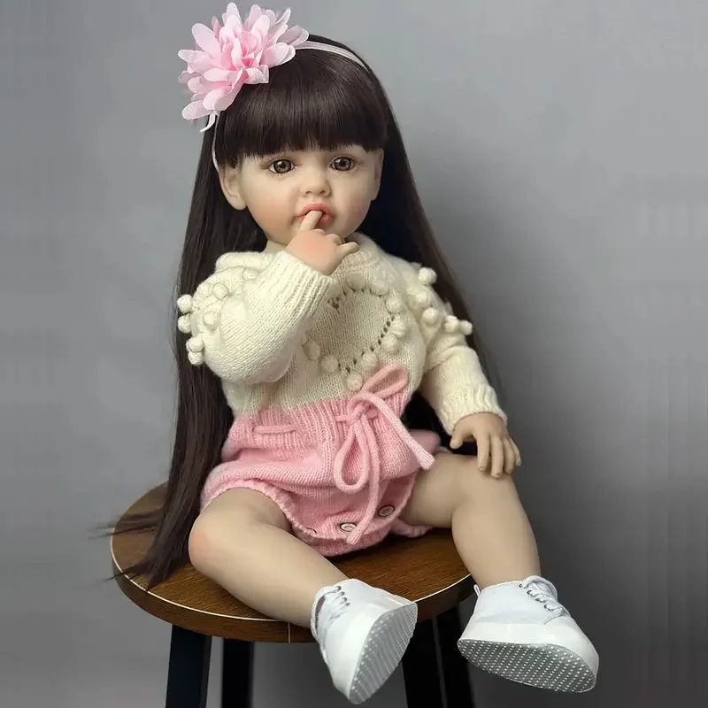 22 Inch Reborn Baby Doll, Cute Girl Reborn Doll Soft Touch 3D Paint and Visible Veins - Collectible Art Doll Gift Birthday Gift
22 Inch Reborn Baby Doll, Cute Girl Reborn Doll Soft Touch 3D Paint and Visible Veins - Collectible Art Doll Gift Birthday Gift