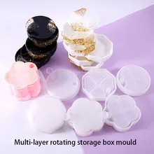 DIY Epoxy Mould Resin Multilayer Rotating Storage Box Overlapping Jewelry Box Ornament Rack Ornament Silicone Mould
DIY Epoxy Mould Resin Multilayer Rotating Storage Box Overlapping Jewelry Box Ornament Rack Ornament Silicone Mould