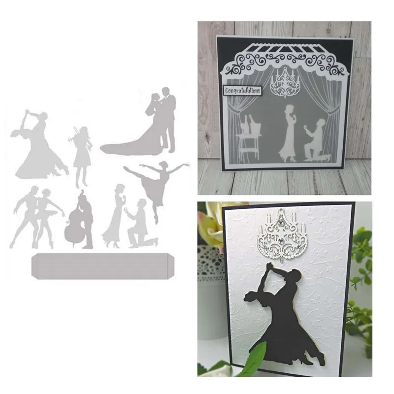 

Lovers Marry 2022 New Metal Cutting Dies and Scrapbooking For Paper Making Embossing Frame Card Craft No Stamps