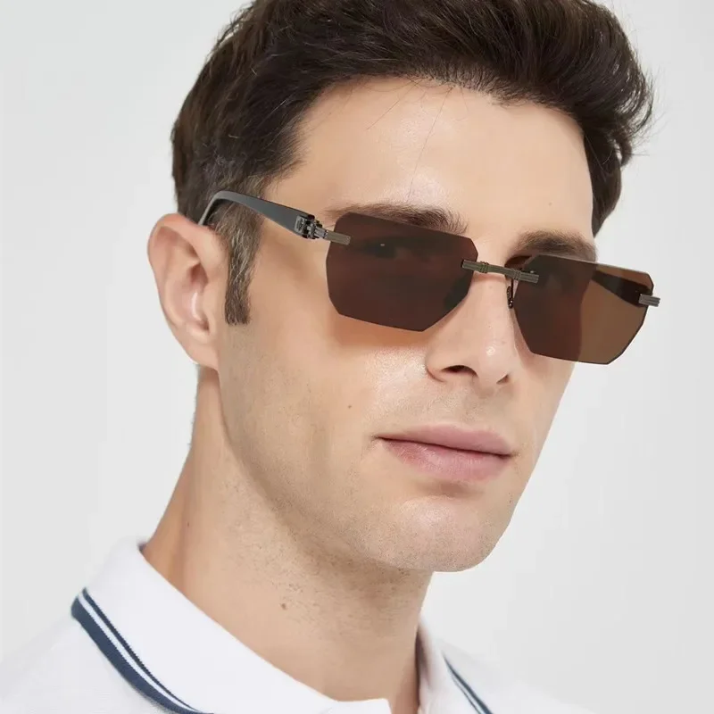 2024 High quality borderless rectangular fashionable and popular women's men's sun visors women's summer travel business glasses
2024 High quality borderless rectangular fashionable and popular women's men's sun visors women's summer travel business glasses